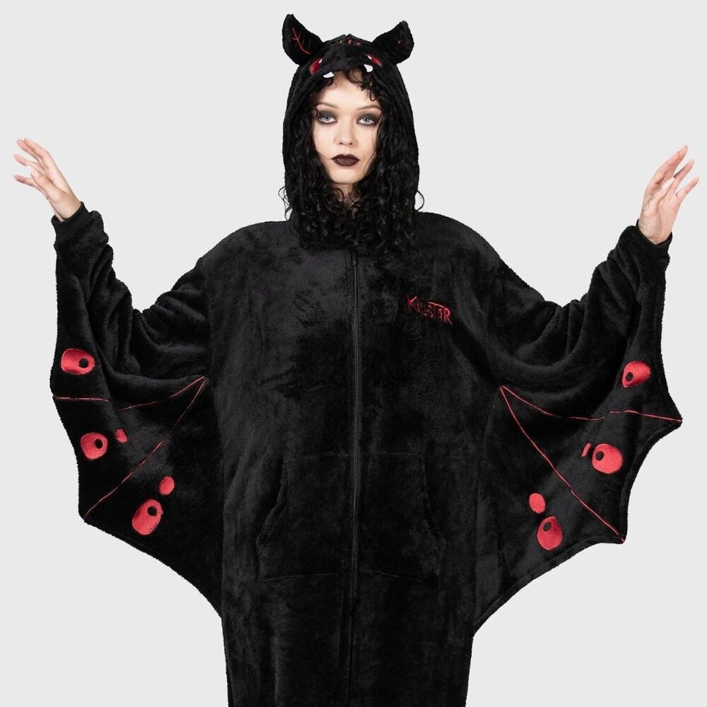 Killstar Mothman Onesie Adult One Size